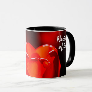 Red Tulip Flower - Fire Mug