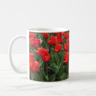 Red Tulip Flower Mug