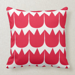 Red Tulip Garden Cushion