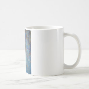 Red Tulip on Blue Grey Slate Coffee Mug