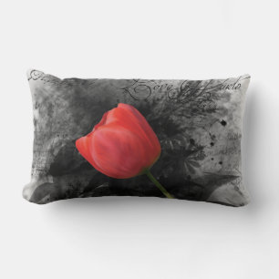 Red Tulip Pillow