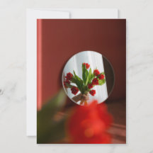 Red Tulips “Be My Valentine?” Modern Valentine's