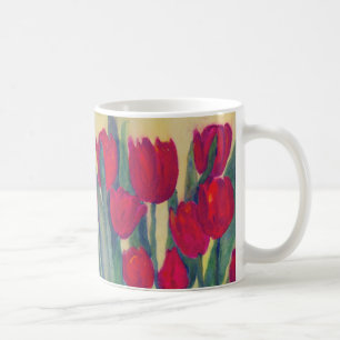 Red Tulips Coffee Mug