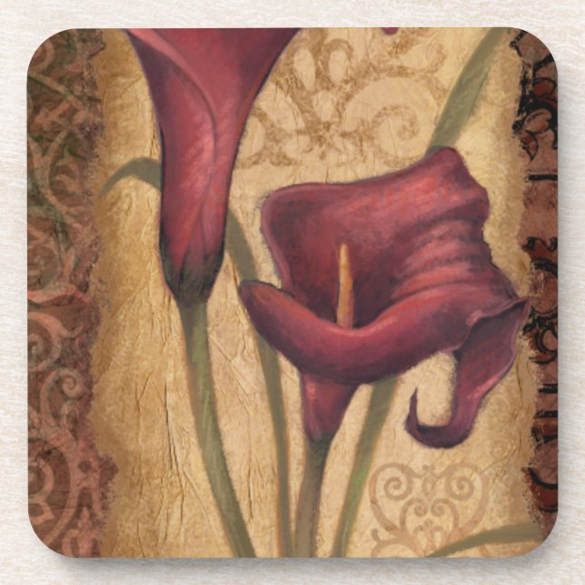 Red Tulips I Coaster (Front)