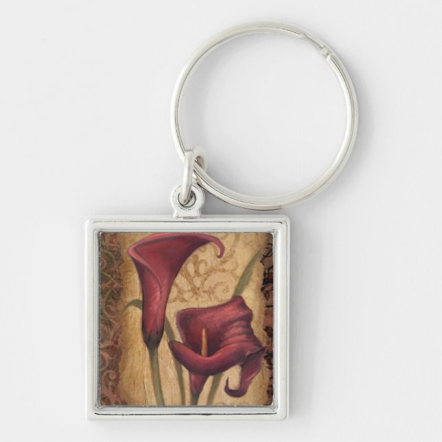 Red Tulips I Key Ring (Front)