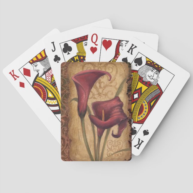 Red Tulips I Playing Cards (Back)