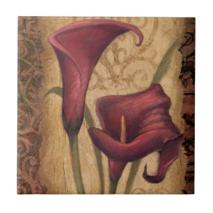 Red Tulips I Tile