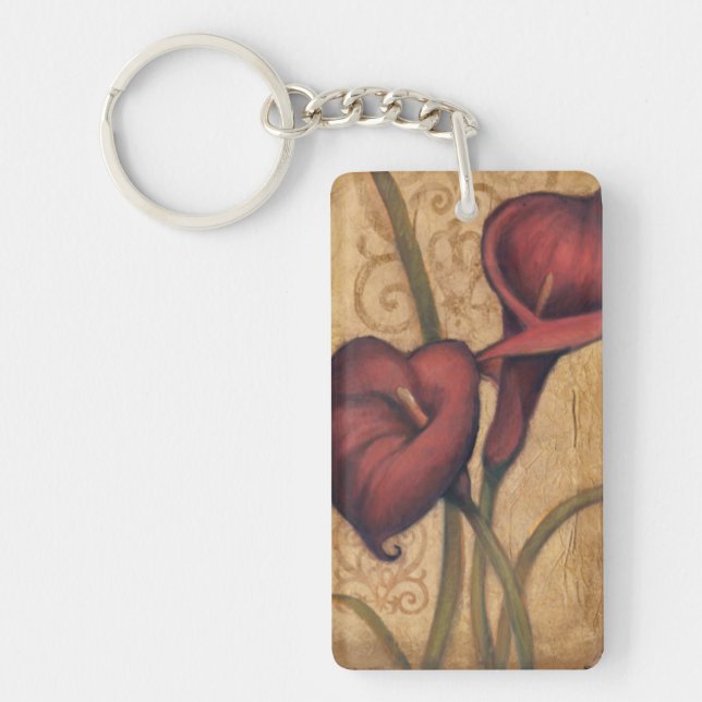 Red Tulips II Key Ring (Front)