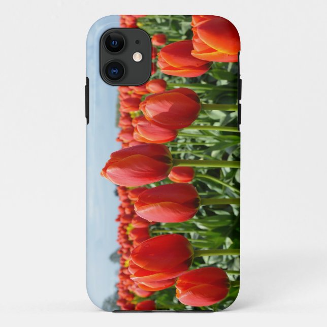 Red tulips print iphone 5 cover (Back)