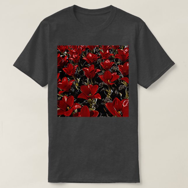Red tulips T-Shirt (Design Front)