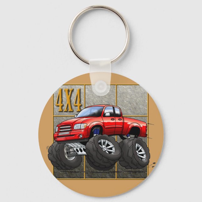 Red_Tundra Key Ring (Front)