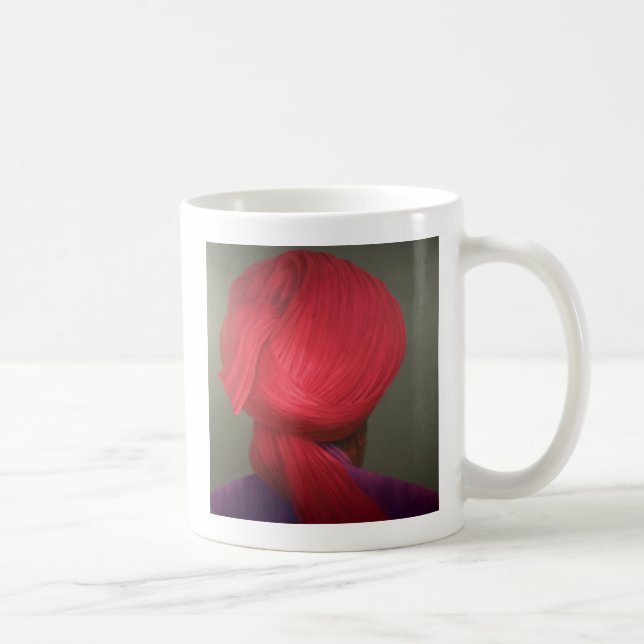 Red Turban Purple Coat Coffee Mug (Right)
