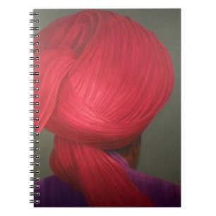 Red Turban Purple Coat Notebook
