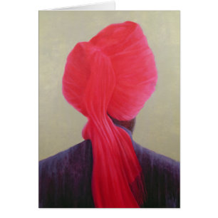 Red Turban Purple Jacket