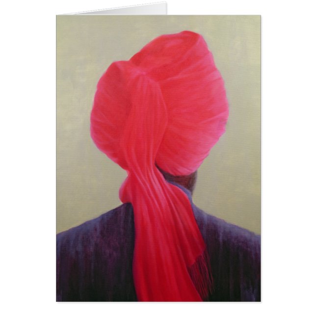 Red Turban Purple Jacket (Front)