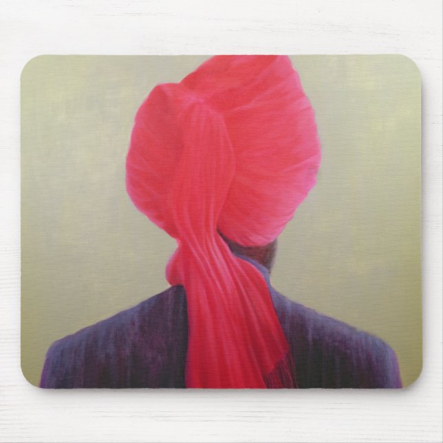 Red Turban Purple Jacket Mouse Pad (Front)