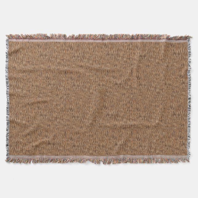 Red Tweed Throw Blanket (Front)
