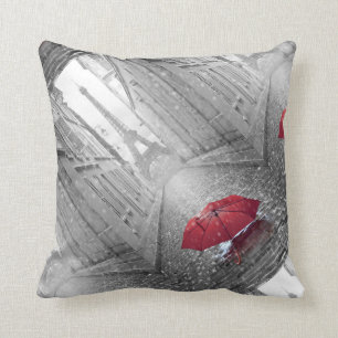 Red Umbrella Cushion