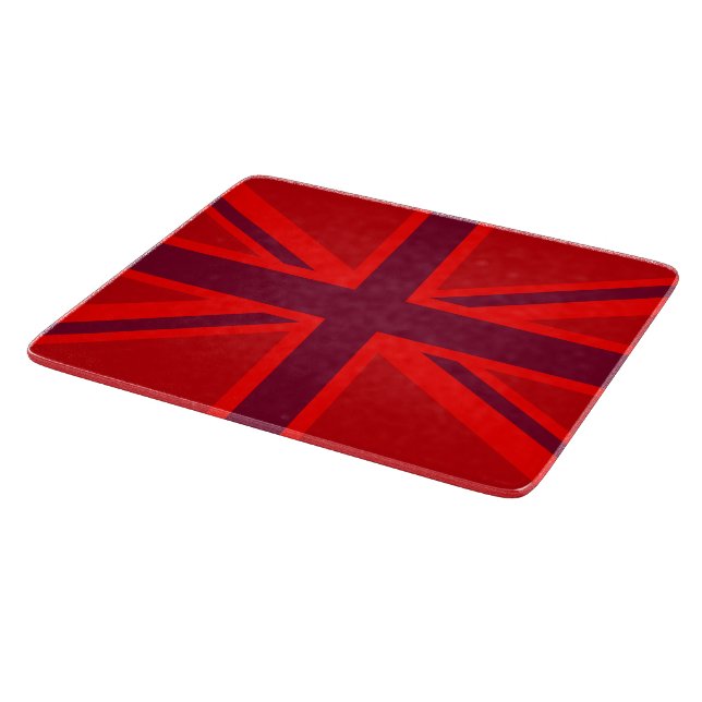 Red Union Jack Cutting Board (Corner)