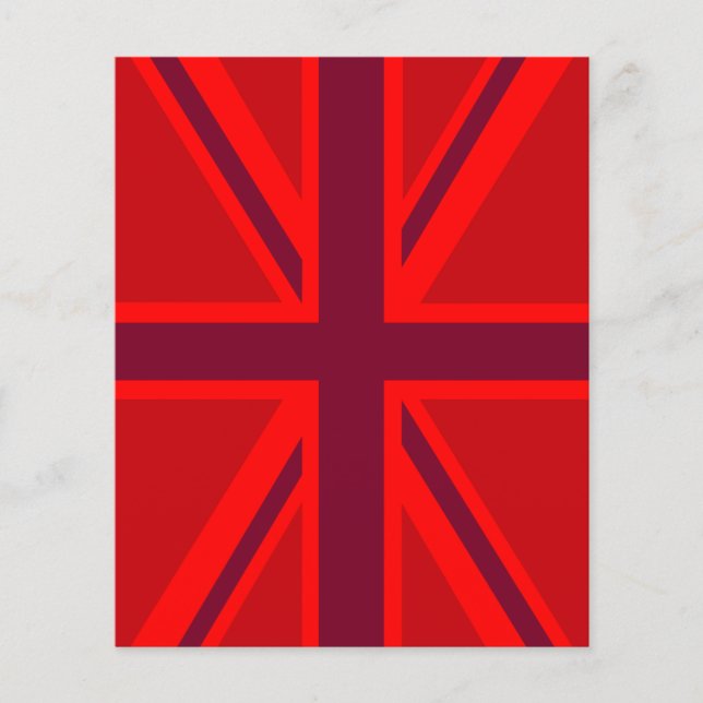 Red Union Jack Flyer (Front)