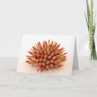Red urchin card