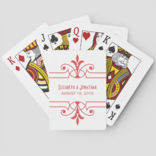 Red v2 Fancy Ornamental Playing Cards
