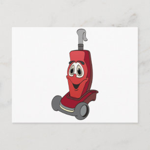 Red Vacuum Cleaner Postcard