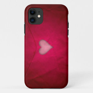 Red valentine heart iPhone 11 case