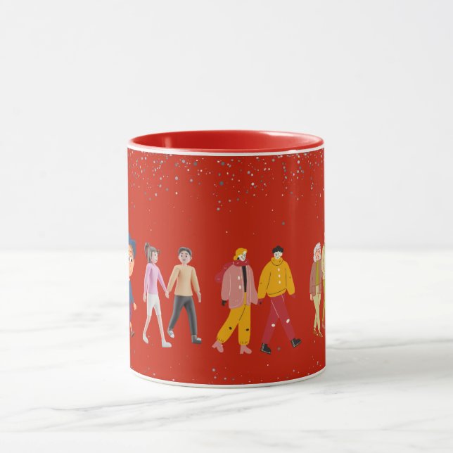 Red Valentine Mugs (Center)