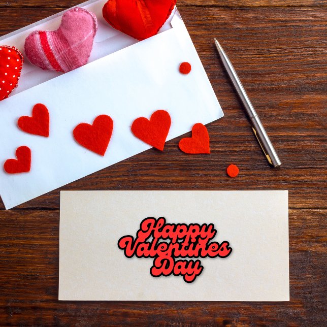 Red Valentine's Day Font LARGE Sticker Sheet (Creator Uploaded)