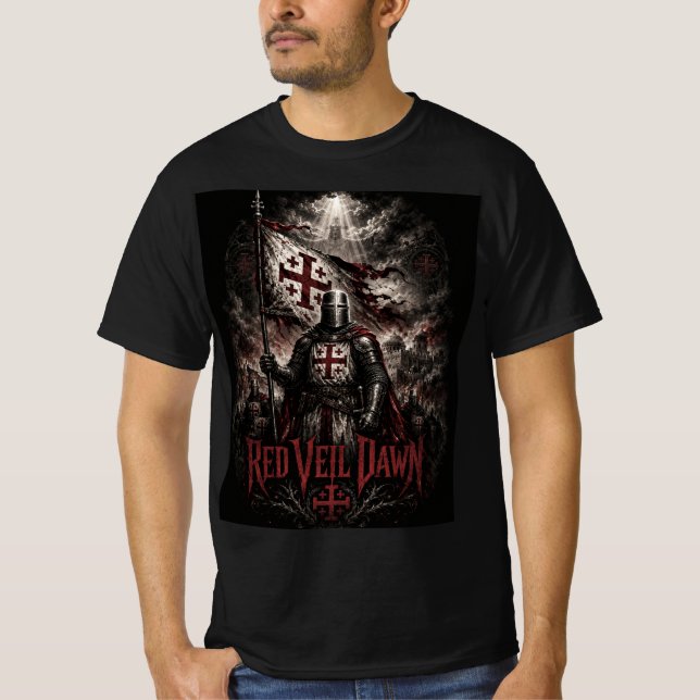RED VEIL DAWN - Crusader T-Shirt (Front)