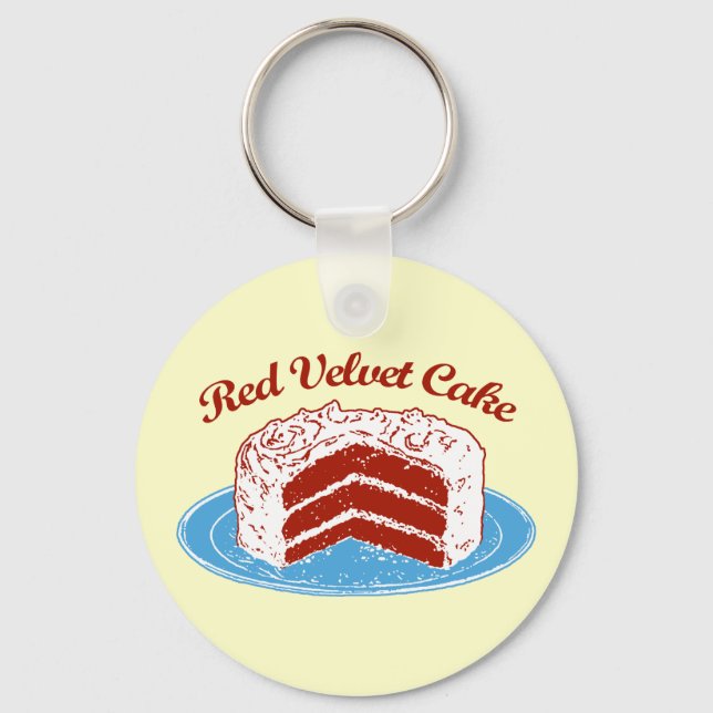 Red Velvet Cake Key Ring (Front)