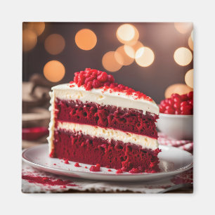 Red Velvet Cake Magnet