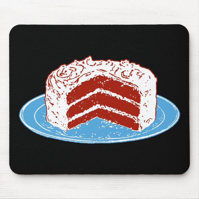 Red Velvet Cake Mouse Pad (Front)