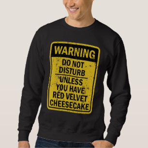 Red Velvet Cheesecake Food Dessert Sweatshirt