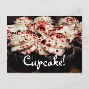 Red Velvet Cupcake postcard