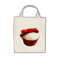 Red velvet cupcake with bow tote