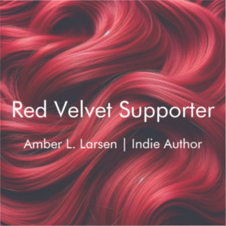 Red Velvet Hair | Amber L. Larsen Support Sticker