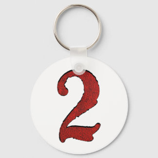 Red Velvet Holiday Number Series. Key Ring