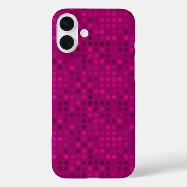 red velvet plum dots Case-Mate iPhone case (Back)
