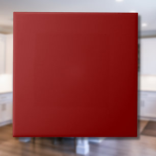 Red Velvet Solid Colour   Classic   Elegant Ceramic Tile