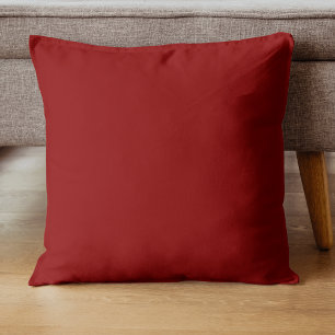 Red Velvet Solid Colour   Classic   Elegant  Cushion