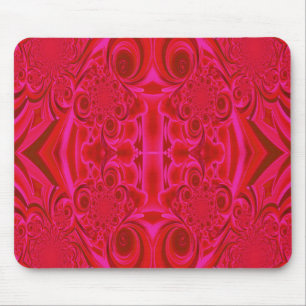 Red Vibrant Texture Mousepad