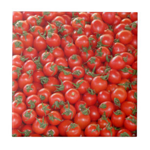 Red Vine Tomatoes Ceramic Tile