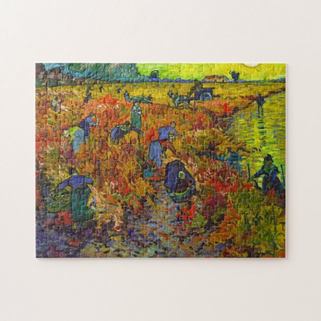 Red Vineyard at Arles, 1888 by Vincent van Gogh Jigsaw Puzzle (Horizontal)