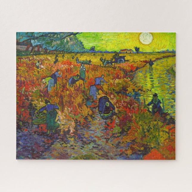 Red Vineyard at Arles by Vincent van Gogh Jigsaw Puzzle (Horizontal)