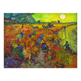 Red Vineyard at Arles by Vincent van Gogh Photo Print