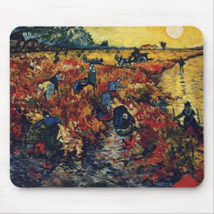 Red Vineyard, Van Gogh, 1888 Mouse Pad