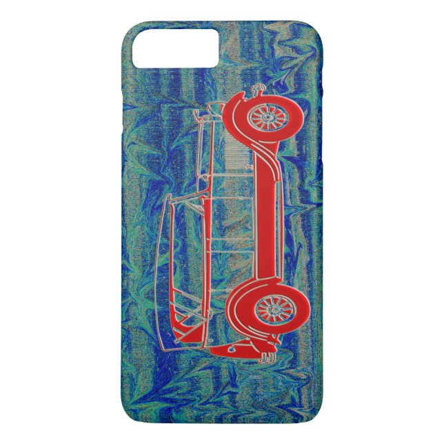 Red Vintage Car Case-Mate iPhone Case (Back)
