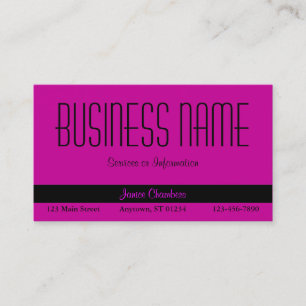Red Violet Business Card
